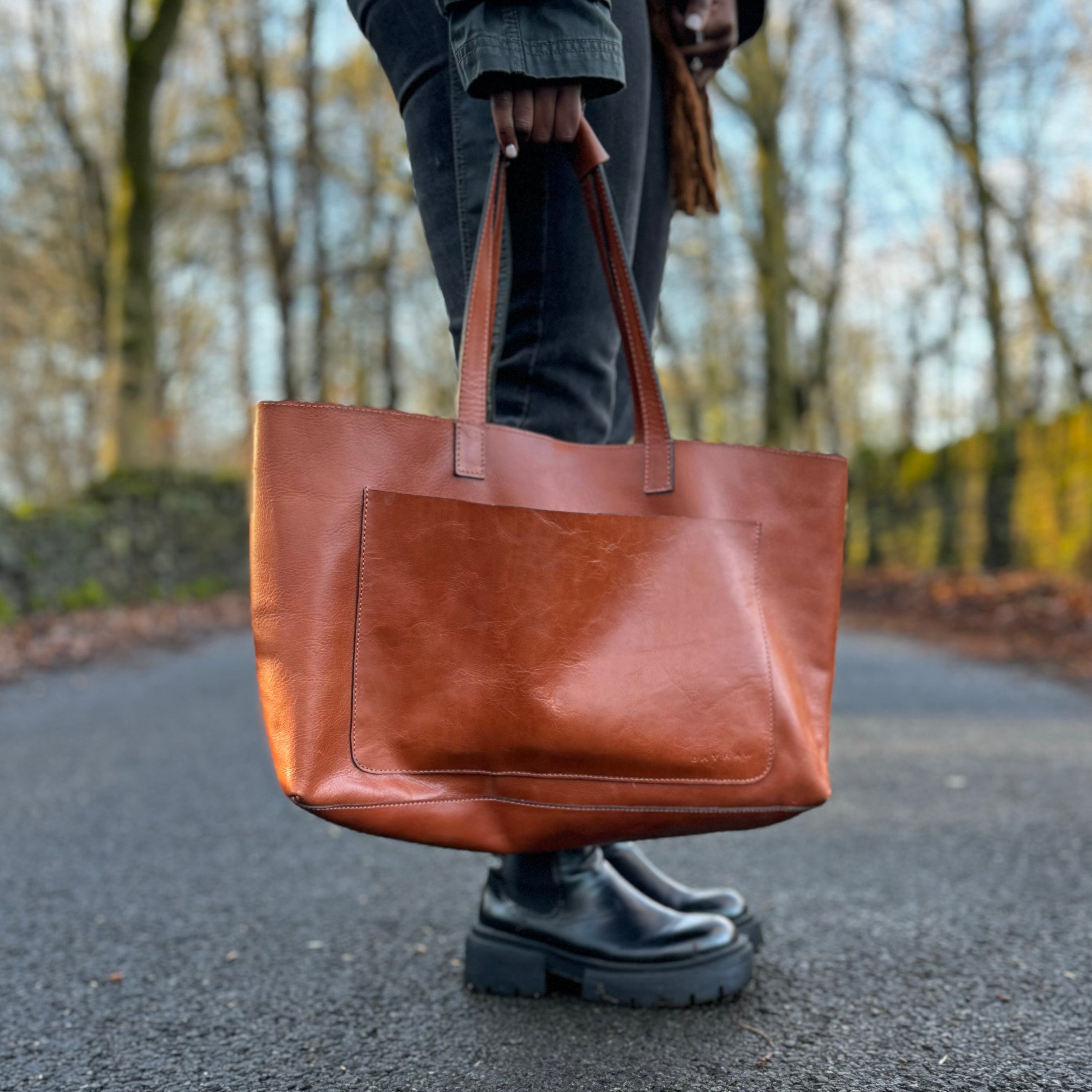 The Leather Tote by Bayraw | Ladies Leather Handbag - BAYRAW 