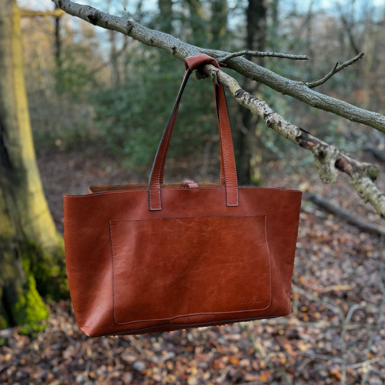 Natural leather texture close-up