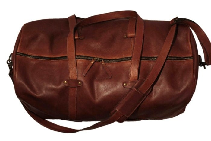 Large Leather Duffel Bag - BAYRAW