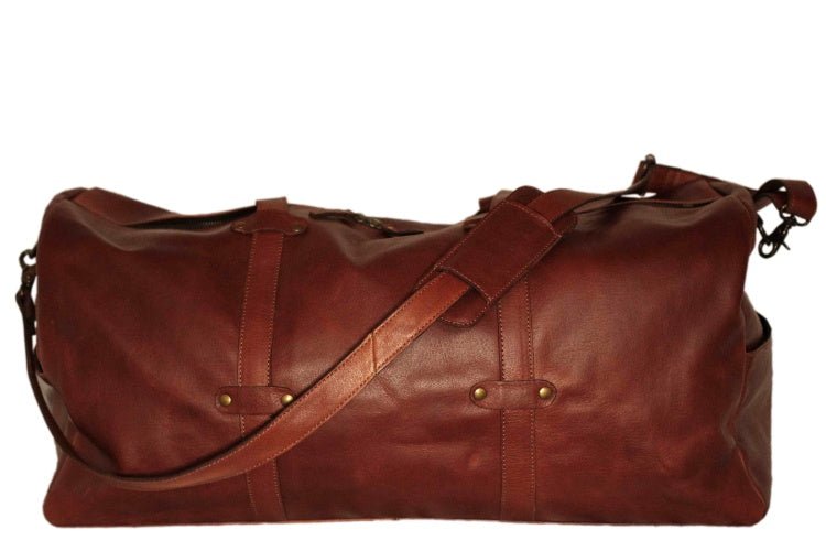 Large Leather Duffel Bag - BAYRAW