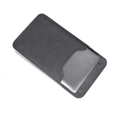 Sleek Leather Laptop Sleeve | Macbook & Surface | Bayraw - BAYRAW 